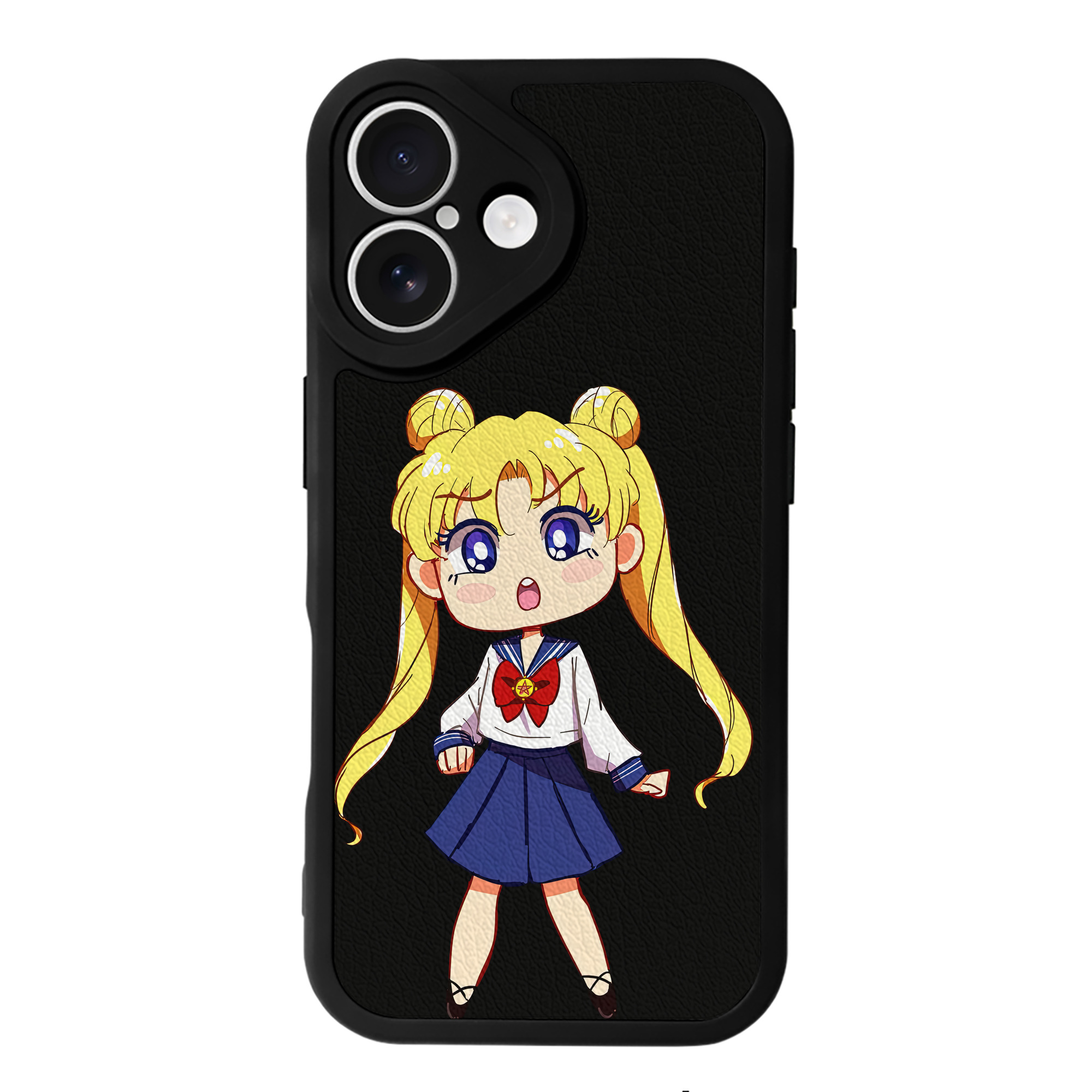 （画像用） 美少女戦士セーラームーン 愛野 美奈子 あいの みなこ Sailor Moon Aino Minako 【iPhone 16シリーズ対応】シリコンスマホケース（レザー調） 材質：シリコン